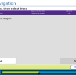 layout of navigation page